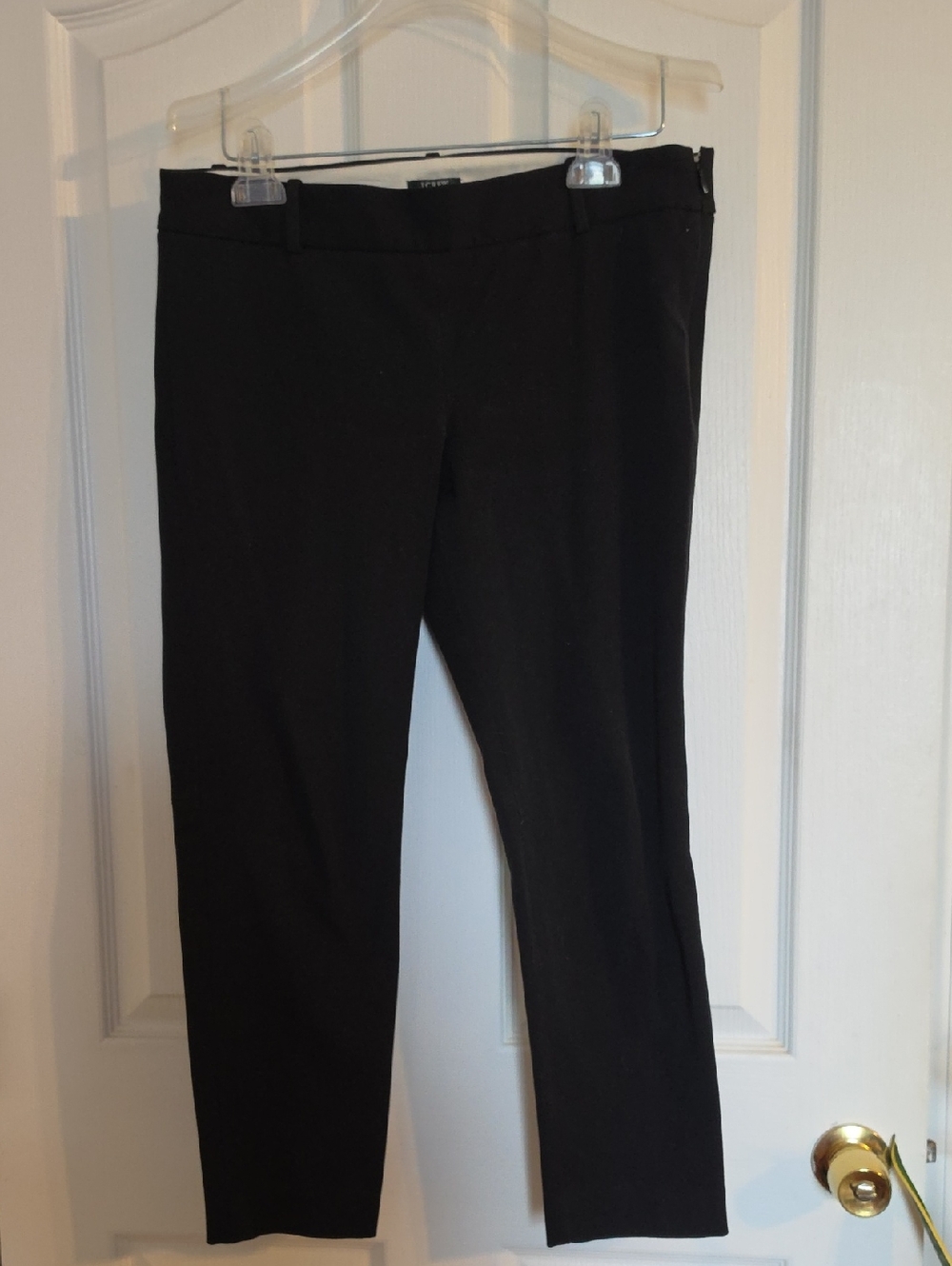 J. Crew Black Straight-Leg Dress Pants